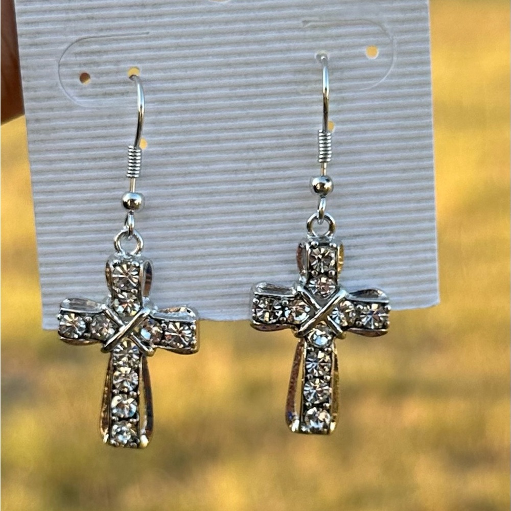 Cross earrings